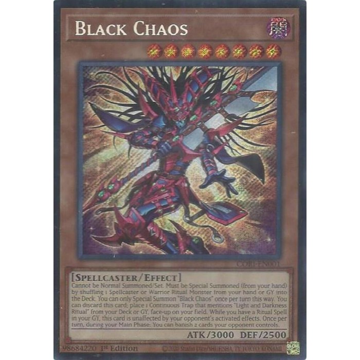 CORI-EN001 - Black Chaos - Secret Rare - Yu-Gi-Oh! Chaos Origins (CORI)