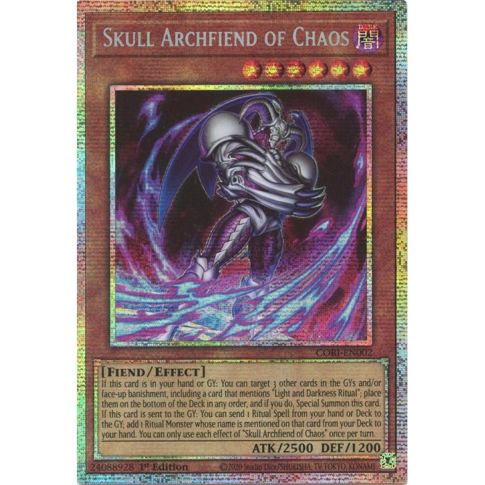 CORI-EN002 - Skull Archfiend of Chaos - Starlight Rare - Yu-Gi-Oh! Chaos Origins (CORI)