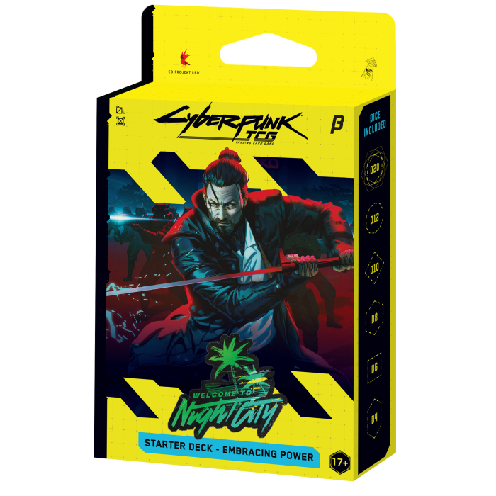 Cyberpunk TCG - Beta Starter Deck (Embracing Power) (English) - Welcome to Night City (WNC)