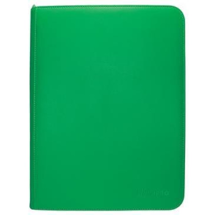 Vivid 9-Pocket Zippered PRO-Binder – Green (360 Cards)